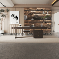 Île de cuisine nordique à manger Table en bois Mobilier de restaurant moderne Bureau minimaliste Salle à manger extensible
