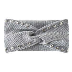 Nueva Diadema Elástica con Cruz de Diamantes de Imitación, Estilo Europeo Americano, Sólida, Simple, Versátil, Absorbente de Sudor, para Lavarse el Cabello - Product Image 4