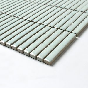 Piastrelle in Ceramica Verde Premium Smaltate 12*92mm per Rivestimento Cucina, Effetto Mosaico Kitkat - Product Image 3