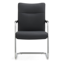 Fauteuil de direction ergonomique en cuir pivotant avec cadre en aluminium, siège en mousse haute densité, chaise de bureau pour ordinateur