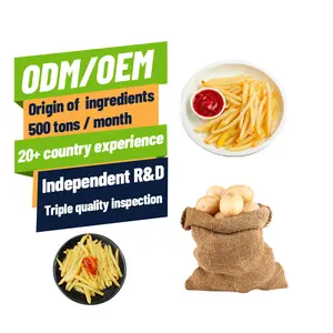 المستوردين بالجملة IQF مصنعي البطاطس شرائح البطاطس المجمدة سعر البيع