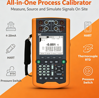 Calibrateur de process multifonction portable avec communication HART, pour la mesure de tension, courant, température et signal 4~20mA