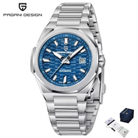 Montres-bracelets pour hommes Pagani Design PD-YS023 YS023, originales, japonaises, Miyota, automatiques, mécaniques, étanches, en acier inoxydable
