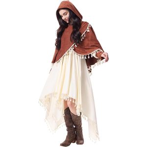 Stadget Renaissance Costume Women Medieval Asymmetrical Dress Cosplay Ren Faire Warrior Witcher Outfit - Product Image 3