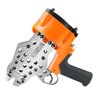 Cisaille pneumatique robuste en aluminium KAMSIN KC7D pour coupe de fil de 5-7 mm de diamètre, ciseaux orange avec garantie de 3 ans