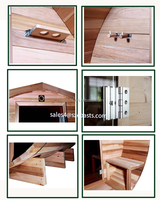 Sauna sec pour 2 personnes à prix de gros cabine en bois extérieure sauna
