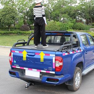 Couvercle rétractable en aluminium pour <span class=keywords><strong>Ford</strong></span> <span class=keywords><strong>Ranger</strong></span> T6 T7 et F150, ramasseur de douche, accessoire pour moteur de voiture - Product Image 4