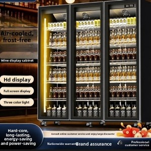 Armoire Réfrigérée Commerciale pour Bières et Boissons avec Système Anti-Givre et Éclairage Tricolore pour la Conservation du Vin - Product Image 5
