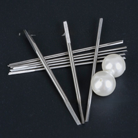 Muses Jewels Aiguille à perler pour le travail du bois, perforateur de graines de Bodhi, foret triangulaire en alliage, outil à perles double extrémité