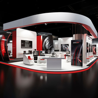 Stand d'exposition moderne MEGA, assemblage modulaire pour boutique éphémère, événement commercial, design tendance