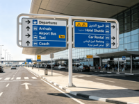 Support d'affichage en acier inoxydable pour panneau de signalisation en verre, idéal pour la signalisation extérieure des voitures et des hôpitaux