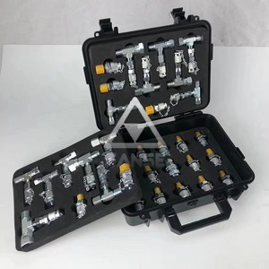 Thủy Lực Máy Đo Áp Suất Kit Cho Máy Xúc Máy Móc Xây Dựng Bộ Phận Kiểm Tra Ống Công Cụ Kiểm Tra Kit Sản Xuất Tại Trung Quốc - Product Image 3