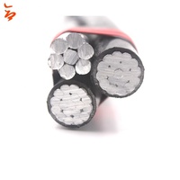 Kabel Layanan Triplex Terlaris, Terpilin, dan Terpasang di Udara # 4/0 # 3/0 # 2/0 # 1/0 # 2 # 4 # Daftar Harga 6 AWG