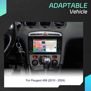 วิทยุติดรถยนต์ Podofo สำหรับ Peugeot 408 ปี 2010-2024 ขนาด 7 นิ้ว 4+64GB แบบ Double Din ระบบ Android รองรับ Wireless CarPlay และ Android Auto พร้อม GPS WIFI/GPS ขายส่ง - Product Image 2