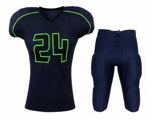 Plus Size Short Sleeve Design 100% Polyester Quick Dry V-neck Unique Style Customizable Digital Printed 360g American Football - Product Image 5