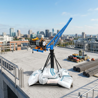 Lève-charge robuste avec chariot et moteur électrique 300 tonnes 300 kW, élévateur de matériaux pour chantier et entrepôt