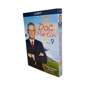 खरीदें नई चीन मुफ्त शिपिंग कारखाने डीवीडी बॉक्सिंग सेट मूवी फिल्म डिस्क दोहराव मुद्रण टीवी शो डॉक्टर मार्टिन श्रृंखला मौसम 9 3 डिस्क