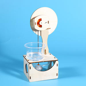 Jouet en bois bricolage jouets éducatifs modèle de pelle <span class=keywords><strong>hydraulique</strong></span> technologie d'expérimentation jouet bricolage <span class=keywords><strong>horloge</strong></span> goutte d'eau - Product Image 5