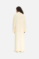 Magnifique ensemble deux pièces en twill pour femmes musulmanes, tenue modeste avec sous-vêtement assorti, abaya islamique longue, abaya Merrachi d'automne