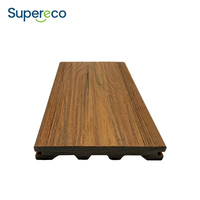 Revêtement de sol solide pour terrasse extérieure, jardin, résidentiel et commercial, en WPC de type M, antidérapant, résistant aux intempéries, fabriqué à partir de matériaux recyclés écologiques