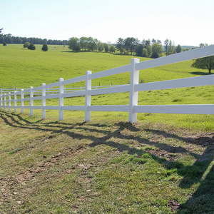 Nueva Cerca para Caballos de PVC Resistente a la Deformación, Inspirada en la Naturaleza, con Modelado 3D para Ranchos, Pastos y Protección de Animales de Granja - Product Image 1