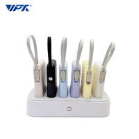 Station de charge magnétique sans fil multi-batteries externes à charge rapide, chargeur portable 10000 mAh, 6 en 1, batteries externes pour la maison