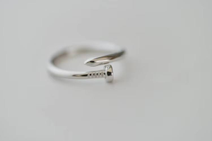 FY-JZ187 Anello Aperto in Argento Sterling 925 Personalizzato alla <span class=keywords><strong>Moda</strong></span> per Donna, Gioielli Coreani all'Ingrosso - Product Image 2
