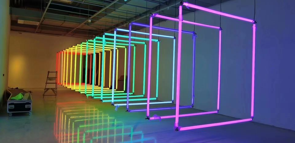 RGB LED Matrix Light Bar Nightclub Meteor Tube Pixel Light with DMX512 ...