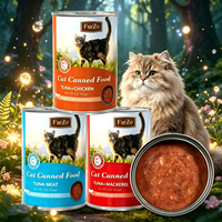 Friandises humides professionnelles pour chats 400g, riches en protéines, sans céréales, pour la santé de la peau et du pelage et des dents propres