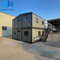 Prêt à emménager Maison préfabriquée en conteneur extensible de 40 pieds 20 pieds Mobile Home extérieur préfabriqué 5 chambres à coucher Casa Portable