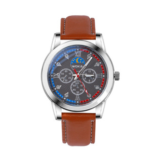 New model business watch - quartz sports watch with casual leather strap for men - Product Image 1