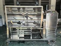 Nouvelle machine à mélanger la pâte et la viande horizontale multifonctionnelle commerciale en acier inoxydable, 2200W, vitesse réglable