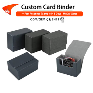 Boîte de rangement pour cartes surdimensionnée 600+ places, organisateur grande capacité pour jeux de cartes à collectionner TCG CCG Yugioh PTCG Commander Collection - Product Image 1