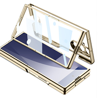 Étui de téléphone portable GKK PC pour Z Fold 8/7/6/5 - Étanche, antichoc, protection 360°, léger, avec support rabattable, couleur unie