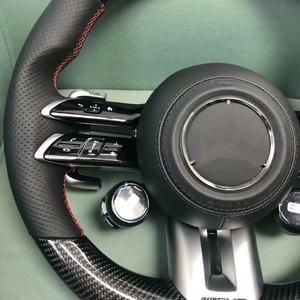 พวงมาลัยปรับแต่งได้สำหรับ W206เมอร์เซเดสเบนซ์ AMG C E S G-Class W214 W222 G500 G55 G63 <span class=keywords><strong>S500</strong></span>คาร์บอนไฟเบอร์ - Product Image 5