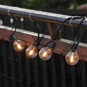 Bán buôn 25ft G40 lễ hội đường phố Vòng hoa Đèn Ngoài Trời Vòng hoa giáng sinh cổ tích chiếu sáng năng lượng mặt trời chuỗi đám cưới trang trí đèn - Product Image 5