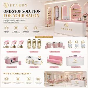 <span class=keywords><strong>Fauteuil</strong></span> de <span class=keywords><strong>coiffure</strong></span> et de pédicure professionnel <span class=keywords><strong>rose</strong></span> doré, réglable et rotatif, pour salon de beauté et services multiples - Product Image 5