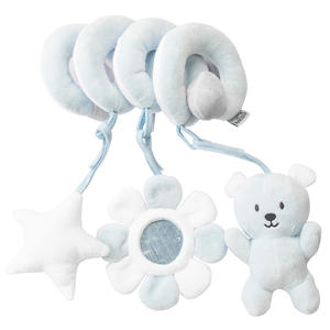 Jouet de poussette pour bébé, cloche qui sonne, jouet en peluche suspendu au lit pour bébé, jouet suspendu au lit pour bébé, animal de sécurité - Product Image 5