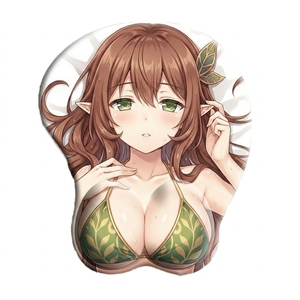 Tapis de souris personnalisés avec impression de filles <span class=keywords><strong>sexy</strong></span> aux gros seins, tapis de souris en gel de silicone 3D avec photo de dessin animé mignon, base antidérapante en PU - Product Image 2