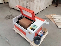 Graveur laser CO2 miniature K40 4040 amélioré pour les petites entreprises, le bricolage, l'artisanat, le marquage du bois et du cuir