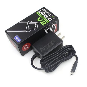 氩USB C电源18W 5.25V 3.5A型C型电源交流适配器，适用于覆盆子皮4B氩一M.2外壳 - Product Image 1