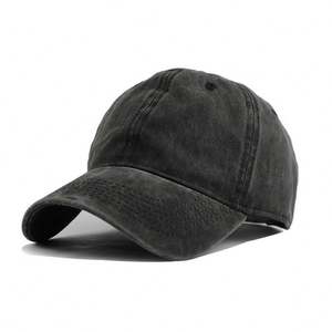 หมวกเบสบอลปรับได้ทนทานระบายอากาศได้ดีหมวกผ้าฝ้ายฟอกสีแบบคลาสสิกโลโก้ปักตามสั่ง - Product Image 2