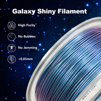 Filament PLA+ Soie Blanc HELLO3D PLA Magic Pro 1,75 mm 1 kg pour Fabricants de Moules en Plastique