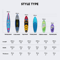 Tabla de Paddle Surf Inflable OEM de 11'x31.5"x6" (275L, 140kg), con Tecnología Drop Stitch DWF, Pala de Fibra de Carbono, Certificación CE EN ISO, para Principiantes