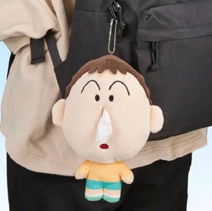 Divertida caja de pañuelos <span class=keywords><strong>Adai</strong></span>, caja de pañuelos con diseño de Crayon Shin-chan, colgante para mochila, pequeña capacidad - Product Image 6