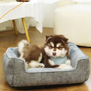 <span class=keywords><strong>Lit</strong></span> moderne et écologique pour animaux <span class=keywords><strong>de</strong></span> compagnie, nid <span class=keywords><strong>de</strong></span> chat quatre saisons épaissi et antidérapant, nouveau design transfrontalier avec emballage en carton pour grands chiens - Product Image 5