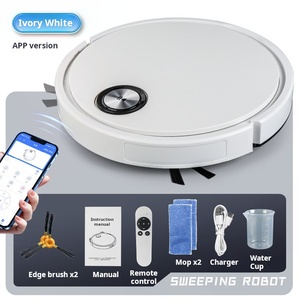 Aspiradora Robótica Inteligente con Control Remoto por Aplicación para Barrer/Aspirar y Limpiar con Sensores Anti-Caída - Product Image 4