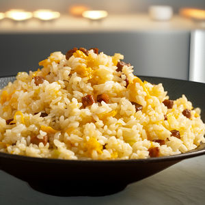 Venta caliente platos tradicionales chinos No. 1 Golden <span class=keywords><strong>Bittern</strong></span> arroz frito calentado comida congelada instantánea autocalentamiento adecuado para llevar - Product Image 4