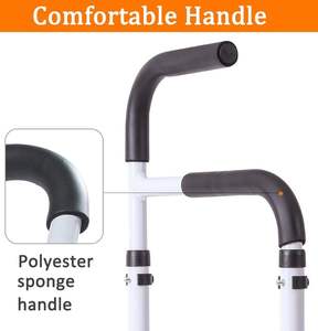 ไม้เท้าช่วยเดินสำหรับบันไดช่วยปีนเขาปรับระดับความสูงได้ผู้ช่วยติดบันไดที่ปลอดภัยและแข็งแรงสำหรับผู้สูงอายุ - Product Image 6