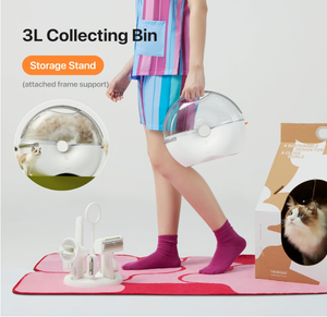 Neakasa par <span class=keywords><strong>Neabot</strong></span> S1 Pro Kits de toilettage pour chiens Capacité de 3L Aspirateur de toilettage pour animaux de compagnie avec coupe-ongles Broyeur d'ongles 0dB Bruit de toilettage - Product Image 4